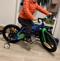 L-SPORTS / Детский велосипед Stels 18" Galaxy Pro V010 (LU095743), Синий,Зелёный Четырехколесный для детей #4, Любовь М.