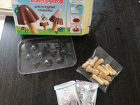Кондитерский конструктор. Набор 2шт: Шоколадные грибочки+ Шоколадные машинки. Сладкий подарок в детский сад и школу ребенку детям #15, Карина Р.