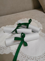 Лента репсовая, шир 15 мм *уп 27 м цвет темно - зеленый, лента упаковочная для подарков, декоративная для рукоделия и шитья #28, Альбина Г.