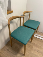 Комплект кухонных стульев Ridberg VILLE 2 шт. (зеленый, металл) для офиса, кухни, столовой, спальни #8, Валерия М.