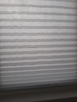 Жалюзи на окна Рыжий кот из спандбонда самоклеящиеся размер 60х160см, цвет белый #3, Наталия Н.