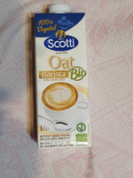 Растительный напиток овсяный без сахара Riso Scotti Oat Barista Bio, для кофе, 1 л / Веган продукты #6, Вика