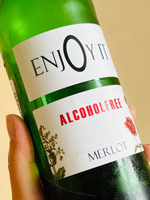 Вино безалкогольное красное EnjOy it Merlot, 750 мл. Германия. #14, Наталья