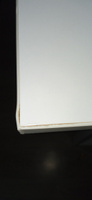 Мебельный щит ЛДСП Egger с кромкой ПВХ 2мм толщина 16 мм. Размер 650х1100х16 Цвет-Белый альпийский #7, Мария К.