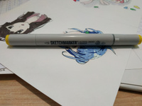 Двусторонний заправляемый маркер SKETCHMARKER на спиртовой основе для скетчинга, цвет: Y53 Подсолнух #35, Ирина