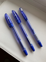 STABILO Набор ручек Шариковая, толщина линии: 0.38 мм, цвет: Синий, 3 шт. #4, Алина