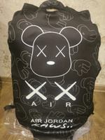 Чехол для чемодана с принтом "Air Jordan Kaws" черный размер М #18, Иванов Дмитрий