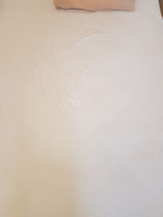 ColorFul трикотажная простыня на широкой резинке, 180х220х27, ледяной белый #8, С Александр