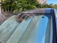 Солнцезащитная шторка автомобильная Feen, солнцезащитный экран на лобовое стекло Bubble Series 145 х 70 см #6, Оксана Н.