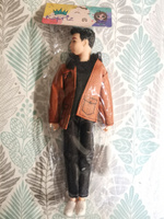 Шарнирная кукла мальчик Модный Кен в черной кожаной куртке с замком, 30 см, кукла мужчина, друг Барби #52, Анна С.