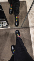 Шнурки для обуви, пара, плоские, 8 мм, 120 см, цвет "радужный" #38, Юлия А.