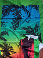 Пляжное полотенце, для бани и сауны с ярким рисунком, 100% хлопок, 70х140 см #2, Инна Г.