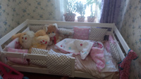 Бортики в кроватку для новорожденных+комплект постельного белья, 17 предметов #44, Зиянгиров А.