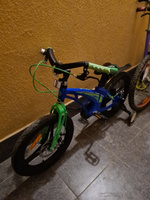 L-SPORTS / Детский велосипед Stels 18" Galaxy Pro V010 (LU095743), Синий,Зелёный Четырехколесный для детей #5, Леся