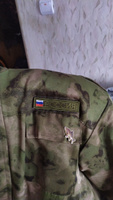 Шеврон нагрудный на липучке Россия с флагом/Размер 10*2см #4, Александр П.