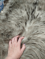 ковер-накидка из натуральной овечьей шкуры (мех, овчина) для дома и авто #3,  анна