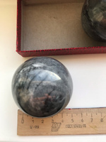 Массажные шары Баодинг - диаметр 50-52 мм, натуральный камень, мраморная крошка, цвет серый, 2 шт - для стоунтерапии, здоровья и антистресса #8, Николай Ж.
