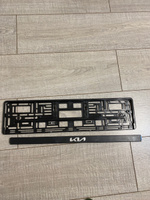Grix Рамки автомобильные для госномеров с надписью "KIA" 2 шт. в комплекте #3, Астемир Б.