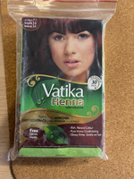 Хна для волос Dabur Vatika Henna бургунди (Hair Colours Burgundy), 6 шт. по 10 г #8, Мария