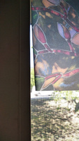 Самоклеящаяся витражная пленка для окон "Сакура", для защиты от солнца и яркого света, размер 45х200 см #59, Isaeva E.