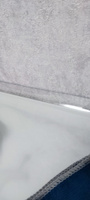 Прозрачная скатерть на стол 110 70 см. Жидкое гибкое стекло 2.0 мм. Прозрачная мягкая клеенка ПВХ. #66, Ванякина Н.