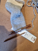 Спицы для вязания деревянные носочные 8 мм 20 см 5 шт Ginger KnitPro (31034) #1, София Т.