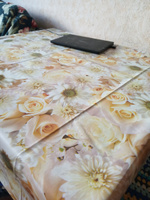 Скатерть клеенка на стол в кухню L'CADESI FLORISTA, размер 140х200 см, из ПВХ FL140200-148-00 #8, Чуркина Мария