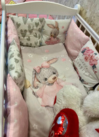 Бортики в кроватку для новорожденных+комплект постельного белья, 17 предметов #47, Евгений Е.