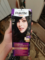 Крем-краска для волос PALETTE 1-0 N1 Чёрный, 110мл #14, Shaxlo X.