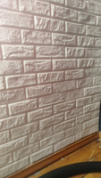 Комплект мягких самоклеящихся пвх панелей для стен 3д/обои самоклеящиеся LAKO DECOR/ цвет Белый, 70x80см, толщина 8мм #54, СВЕТЛАНА Ш.