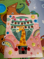 Аппликация из пуговиц "Воздушный шар" (детский набор для творчества, подарок на день рождения, для мальчика, для девочки) Десятое королевство #8, Марина Ж.