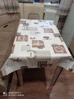 Клеенка на стол на кухню Dekorama 100х140 на нетканой основе, плотная в подарок #6, Ирина С.