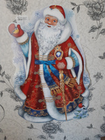 Гирлянда-плакат "Дед Мороз", 60х90 см., 1 шт., (ГирНГ) #5, Сединина Светлана