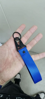 Брелок для ключей с карабином и лентой-браслетом, синий 16см #8, Эвелина Б.