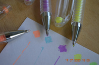 Набор гелевых ручек 7 цв. Crown Цвета пастельные 0,8 мм игловидные наконечники цветные гелевые ручки для рисования, раскрашивания, зенарта #34, Анна