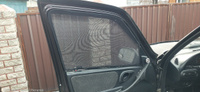 Солнцезащитные автомобильные каркасные автошторки на Шевроле Нива Chevrolet Niva STANDART передние , на встроенных магнитах для автомобиля, шторки на двери в машину #8, Виталий М.