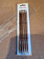 Спицы для вязания деревянные носочные 7 мм 20 см 5 шт. Ginger KnitPro (31033) #4, София Т.