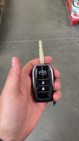 GKEY Корпус выкидного ключа зажигания Toyota/Корпус Тойота 2 кнопки (Toy43). арт. Toyota2Old #6, Расим С.
