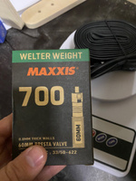 Камера 700x33/50C Maxxis Ultralight, толщина 0.6 мм, велониппель 48 мм #6, Александр К.