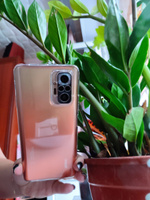 Чехол для Xiaomi Redmi Note 10 Pro / чехол на сяоми редми нот 10 про с защитой камеры прозрачный #5, Алина Р.