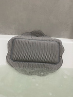 Подушка для ванны с присосками "Лотос" подголовник для ванны 33х33 см / подушка на присосках #61, Сирош Наташа