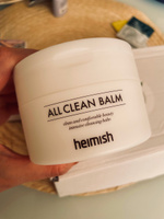 Гидрофильный бальзам - щербет для снятия макияжа HEIMISH All Clean Balm, 120 г (масло для глубокого очищения кожи лица) #14, Кристина В.