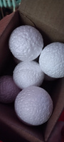 Набор шаров из пенопласта для декора, 5см 8 шт шары для поделок, пенопластовые шарики, для творчества детям и взрослым #4, Елена З.