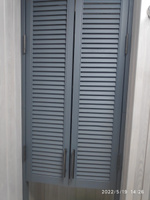 Дверь жалюзийная деревянная Timber&Style 1205х294 мм, комплект из 2-х шт. сорт Экстра #78, Алина Б.