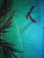 Пляжное полотенце, для бани и сауны с ярким рисунком, 100% хлопок, 70х140 см #1, Инна Г.