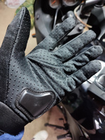 Перчатки для езды на мототехнике, с защитными вставками, пара, размер L, черные #8, Сергей М.