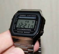 Мужские наручные часы Casio Vintage A-168WEGG-1B #57, Денис Д.
