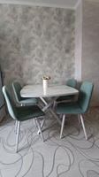 Мягкие стулья Милана для кухни и комнаты со спинкой / 4 шт, мята #37, Александр Ю.