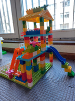 Конструктор LX Игровая площадка, 148 деталей подарок для девочек, для мальчиков, лего совместим, совместим с Lego Duplo #34, Наталья Г.
