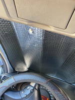 Солнцезащитная шторка автомобильная Feen, солнцезащитный экран на лобовое стекло Bubble Series 145 х 70 см #8, Андрей Н.